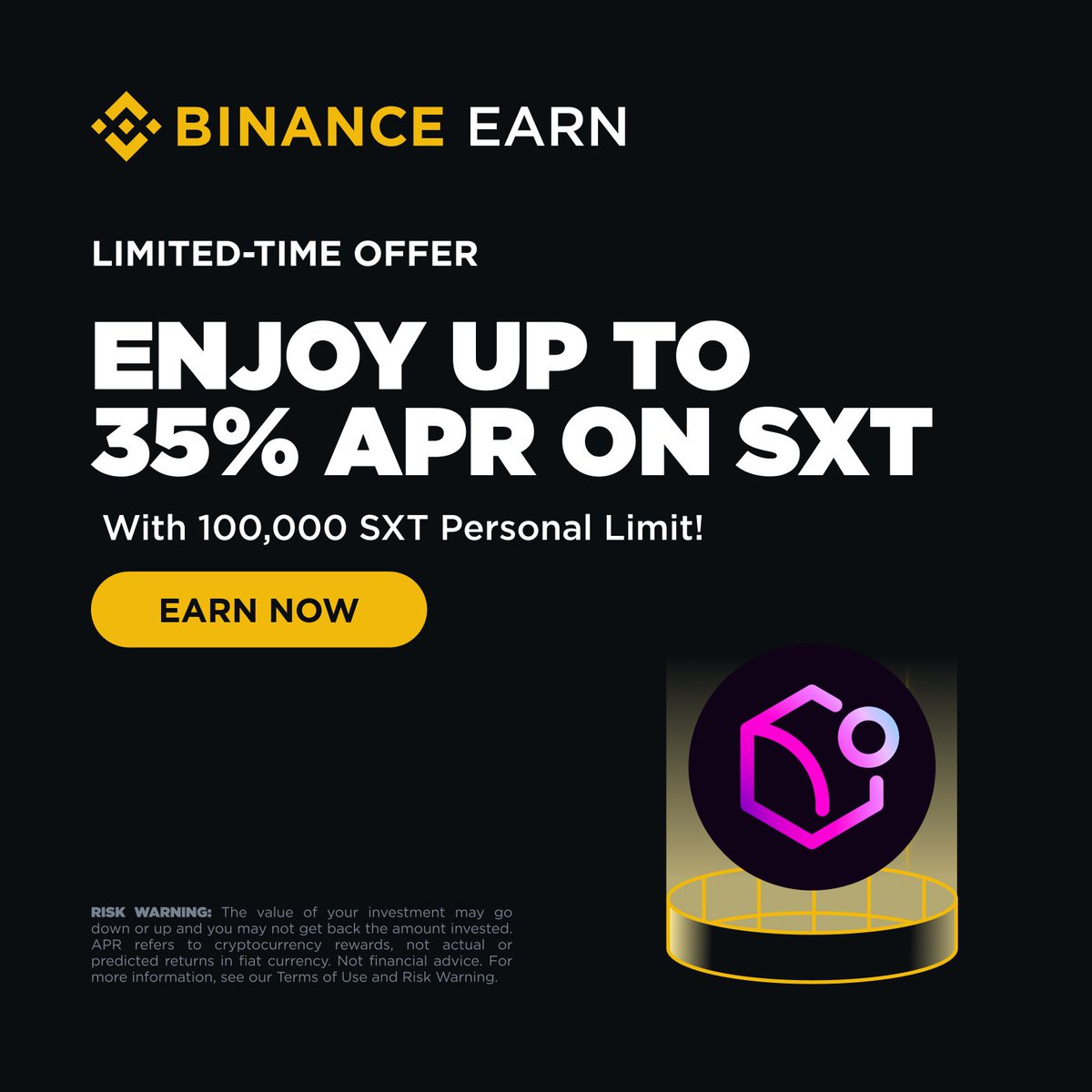 Binance tweet media