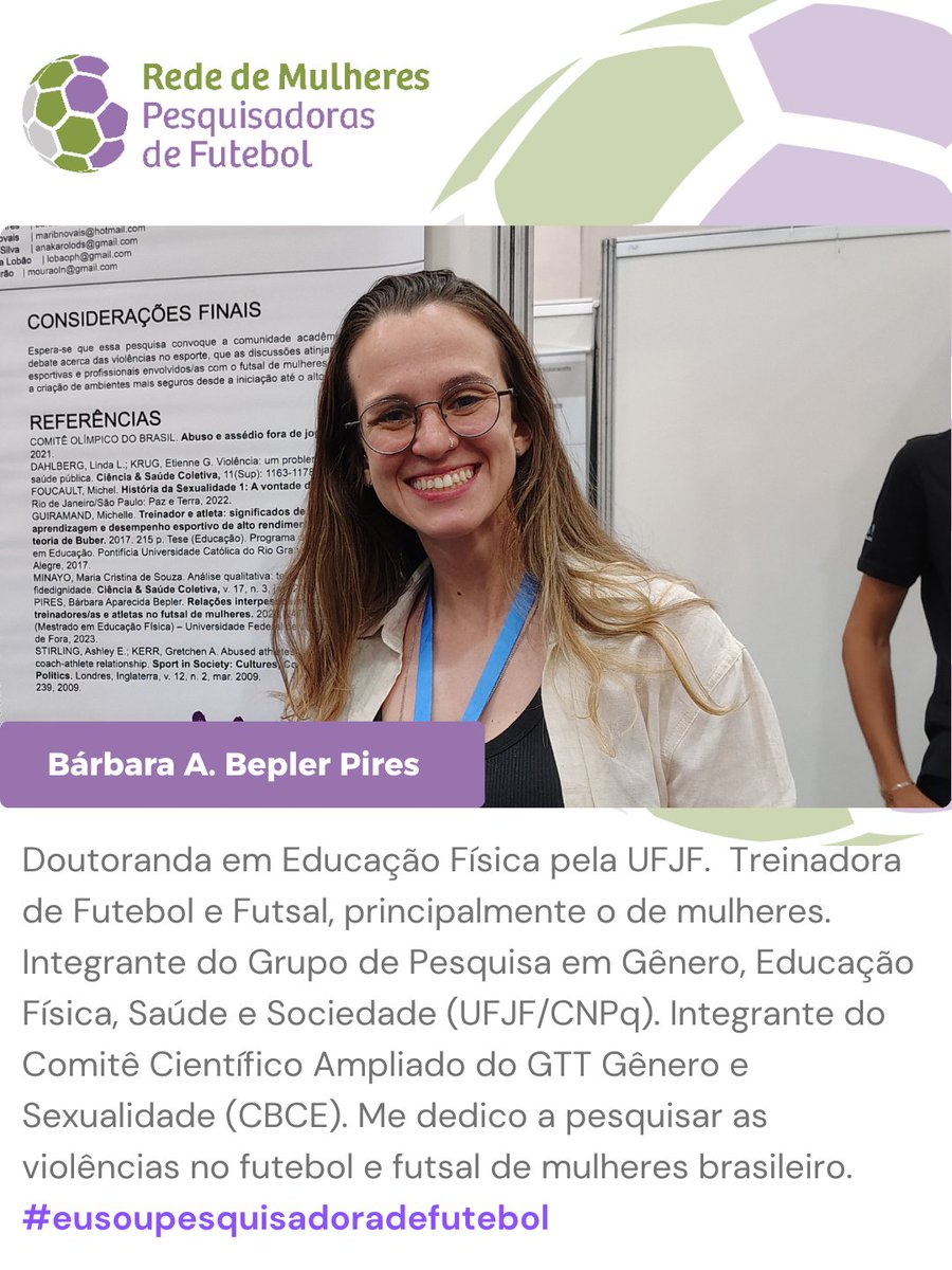 No mês que demarca a resistência e a luta das mulheres, anunciamos a fundação de um ecossistema que reúne mulheres na ciência para pensar o futebol: a Rede de Mulheres Pesquisadoras de Futebol.

Vem com a gente! ⚽📚
@/mulherespesquisadorasdefutebol