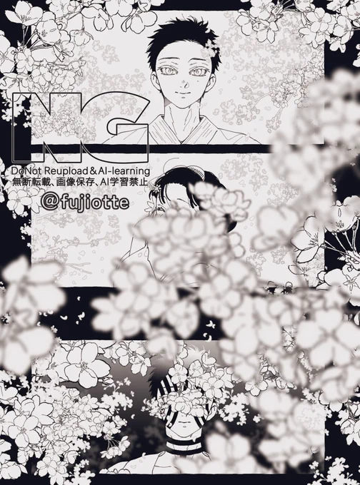 まるっと素敵だったのでそのまま使わせて頂きました🌸1h
【桜吹雪 並んで歩く 春の夜の夢のごとし】

#狛恋版深夜の真剣創作一本勝負 