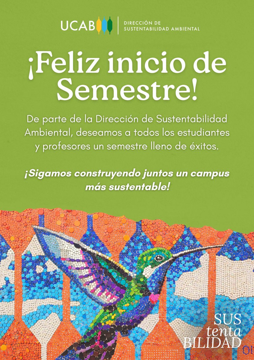 Sustentabilidad Ambiental 🌱 UCAB tweet media