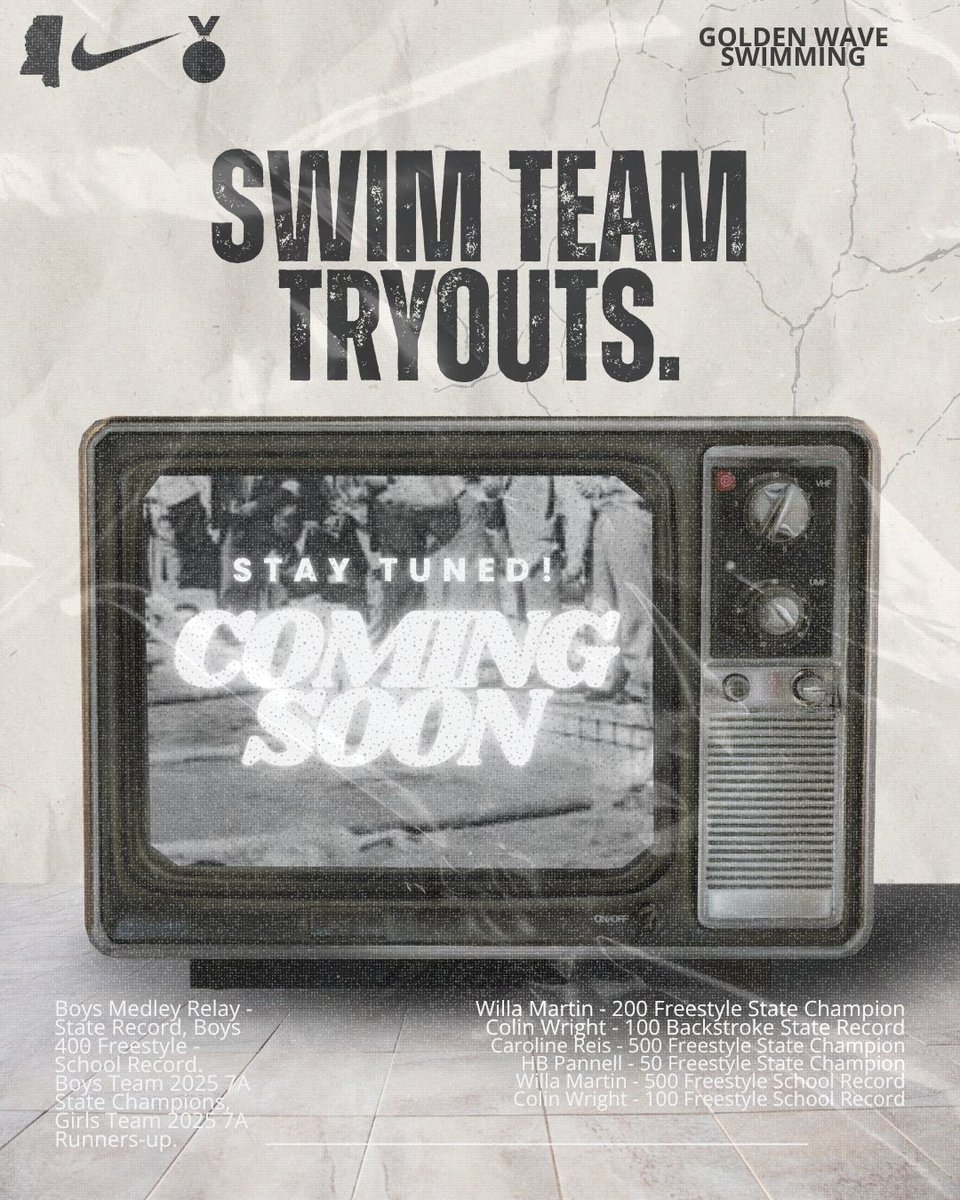 Tupelo Swim Team tweet media