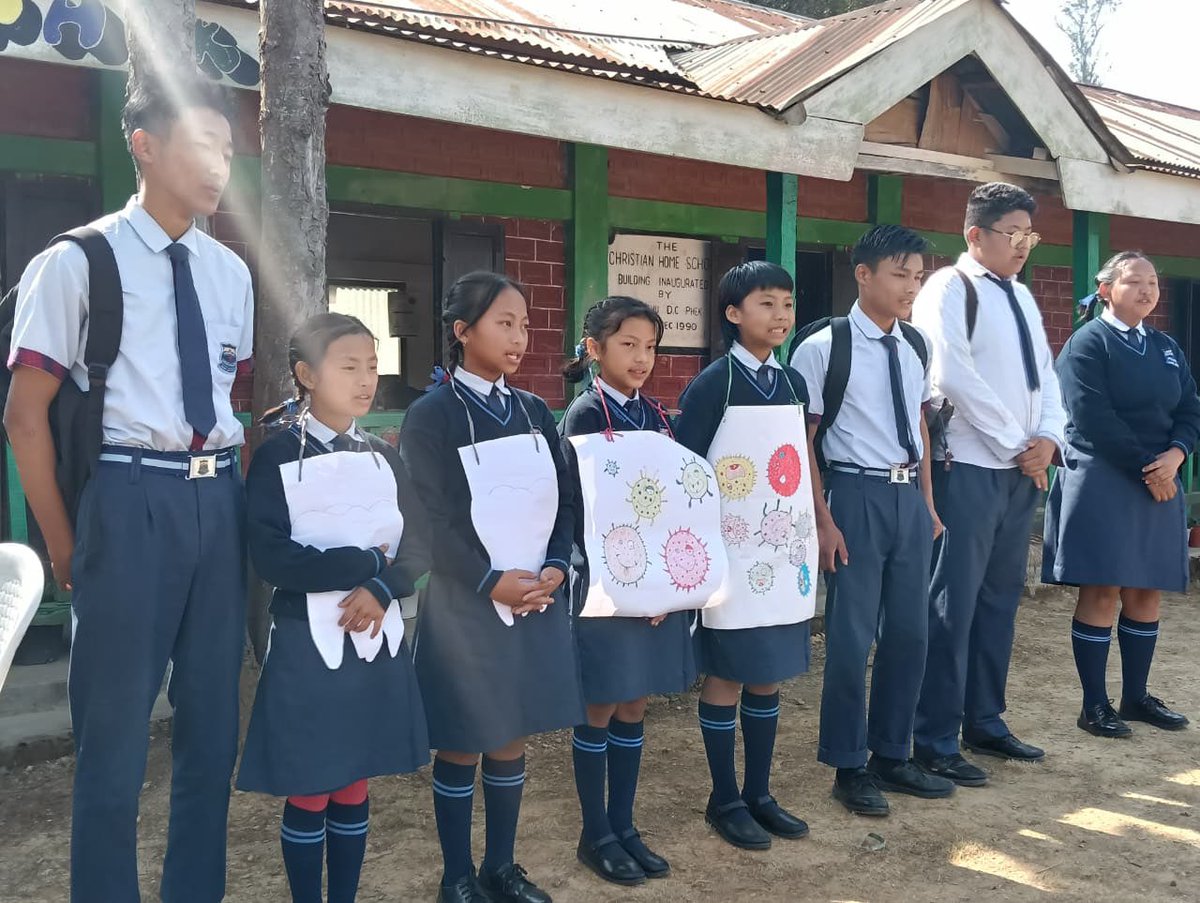 NagalandNhm's tweet photo. Phek National Oral Health Programme (NOHP) observed #WorldOralHealthDay today at Christian Home School, Phek Town.
Students presented a speech and skit on oral health. IEC materials, toothbrushes & toothpaste were distributed.
#NOHP #Phek #NHMNagaland #OralHealth #DentalHealth https://t.co/PTafEfGL3u