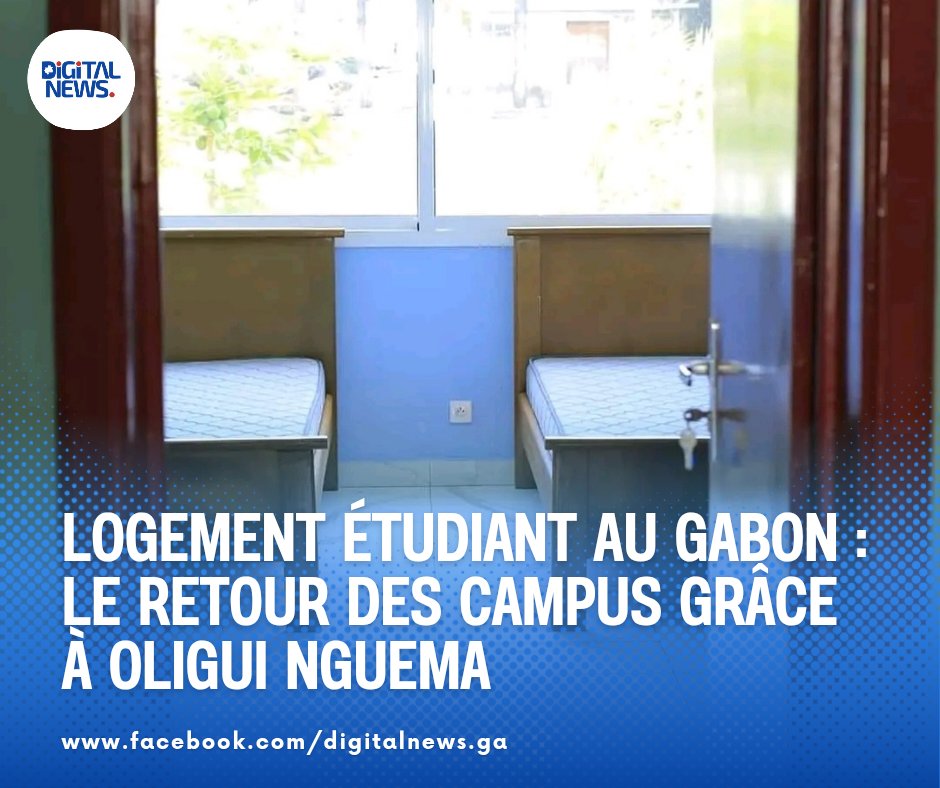 DigitalNewsGa's tweet image. Logement étudiant au #Gabon : le retour des campus grâce à Oligui Nguema

📲 Plus d'informations en cliquant ici :
digitalnews-ga.net/societe/logeme…