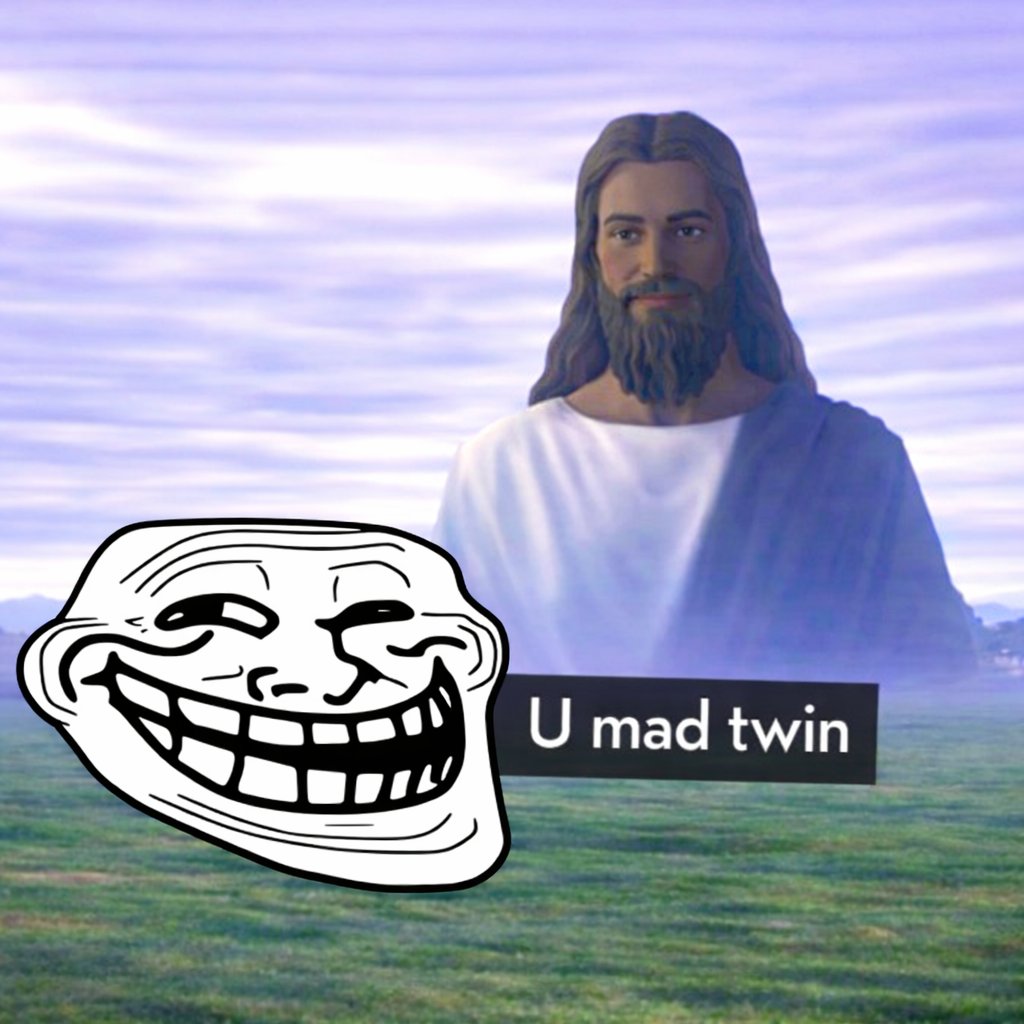 Why you mad twin