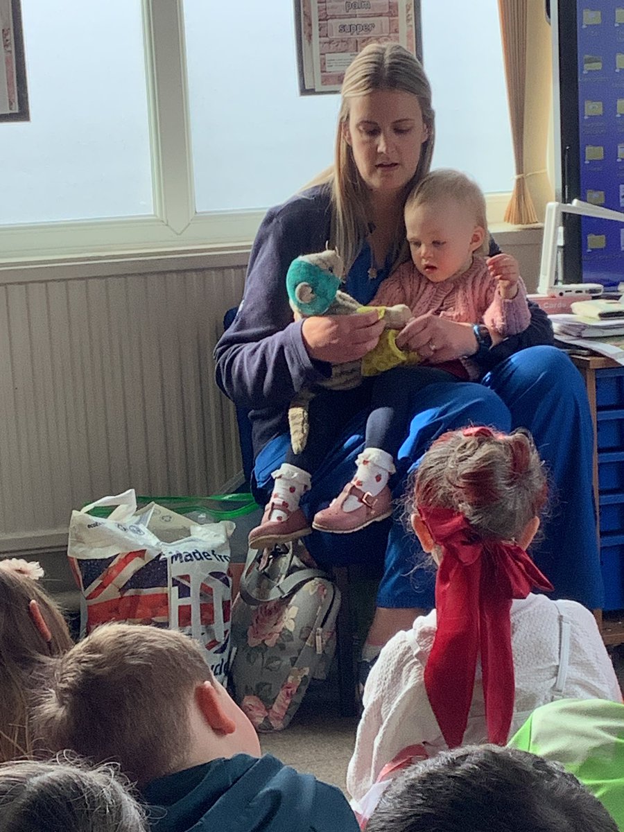 OSJ_Rec's tweet photo. We had an important visitor and a very special helper today!  We learned about the role of a vet.  We found out about the type of animals she treats, why special clothes are worn and how we can keep our pets healthy.  We also looked at some of the special equipment used. https://t.co/BPmB7MxJcu
