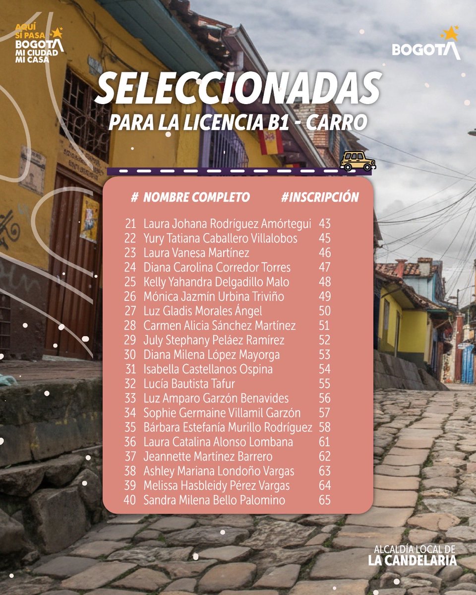 Alcaldía Local de La Candelaria tweet media