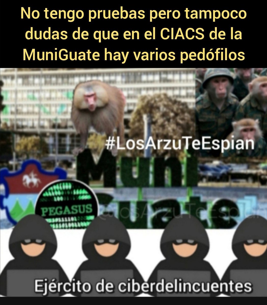 losArzuTeEspian's tweet photo. Los Ciberdelincuentes del #CIACS de la #MuniGuate se están quedando sin lugares donde conseguir material
Por eso es que solo metidos en la Dark Web viven esos enfermos https://t.co/s3qK8u0LIo