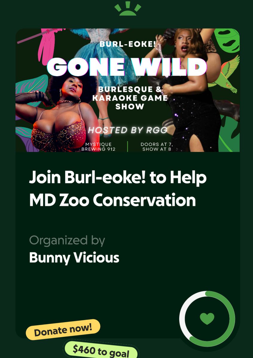 Donate here! Shows next week! gofund.me/2a60b8132