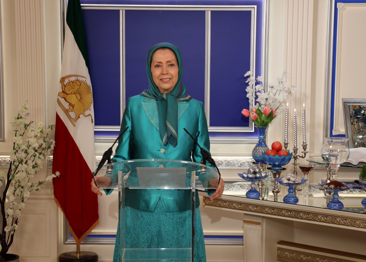 Maryam Rajavi tweet media