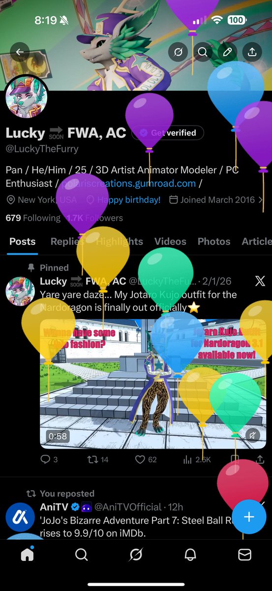 Lucky 🔜 FWA, AC tweet media