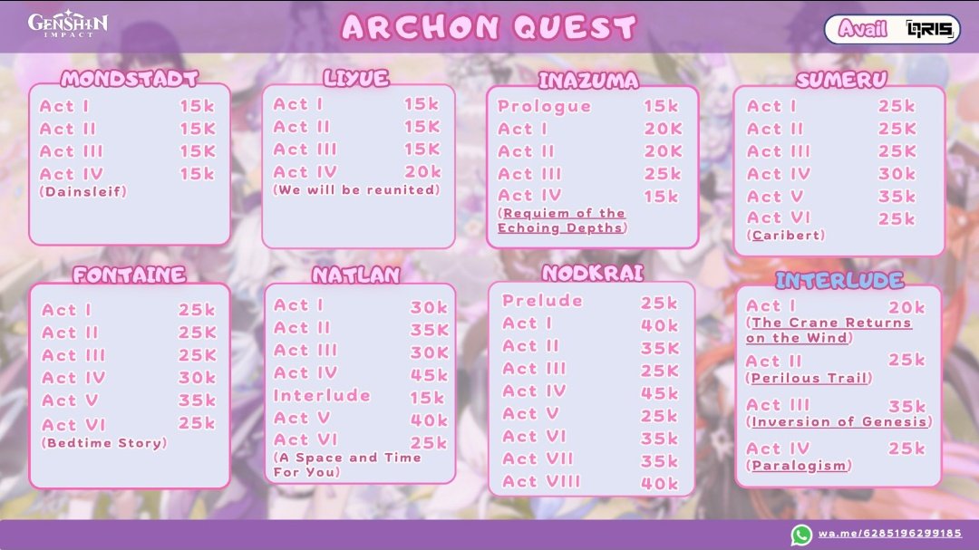 Bixbie 🌸 Joki Genshin sung ke Wa or Tele tweet media