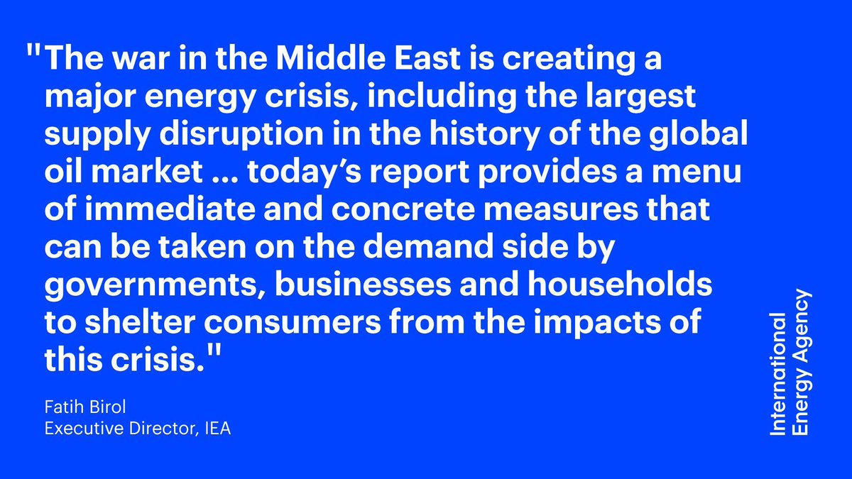 International Energy Agency tweet media