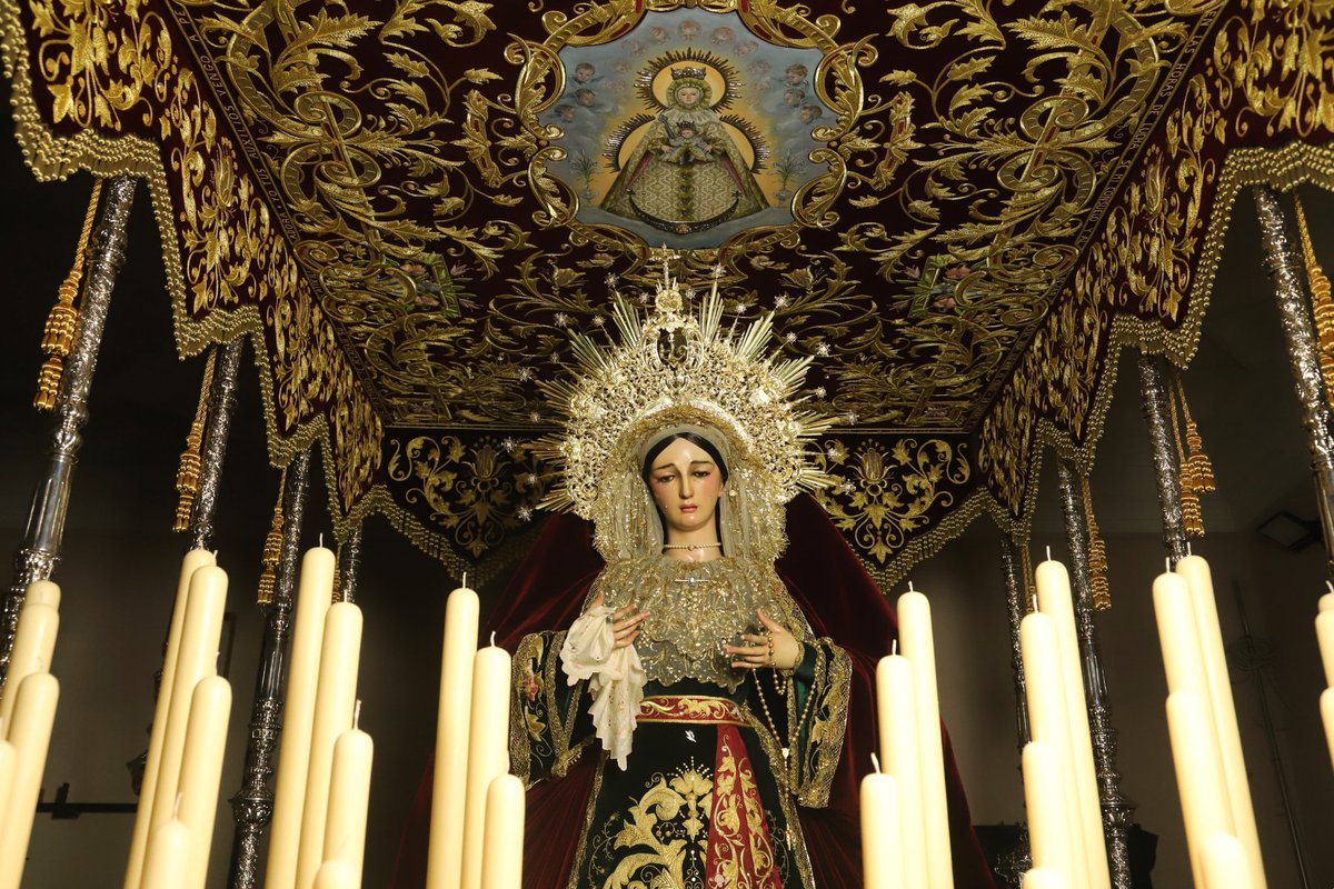 HdadSalesianos's tweet photo. ESTRENOS | El presente año se estrena el bordado de las bambalinas laterales del interior del paso de palio cuyos trabajos han sido realizados por el taller de bordados de nuestra Hermandad junto con Jesús Miguélez.
📸 @rafape_fotos
#Utrera #EstudiantesUtrera https://t.co/6hmAp3K2MU