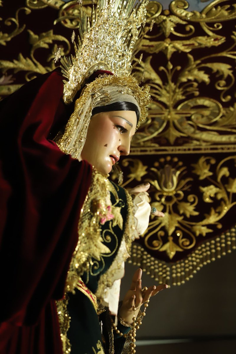 HdadSalesianos's tweet photo. ESTRENOS | El presente año se estrena el bordado de las bambalinas laterales del interior del paso de palio cuyos trabajos han sido realizados por el taller de bordados de nuestra Hermandad junto con Jesús Miguélez.
📸 @rafape_fotos
#Utrera #EstudiantesUtrera https://t.co/6hmAp3K2MU