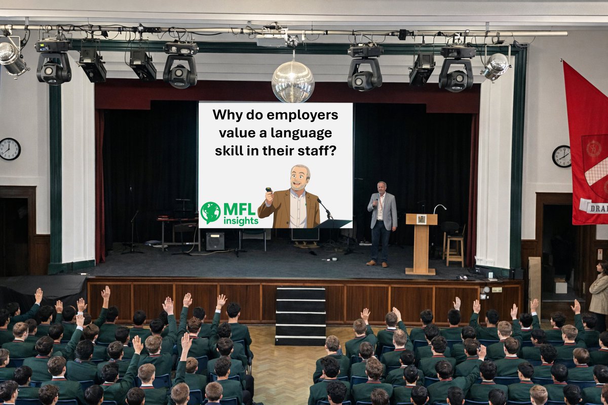 DavidMFLinsight's tweet photo. I love to get MFL teacher feedback😀
Hi David, Just an update on our options after your talk, a 35% increase this year which is great! The deputy that was in the talk at St Peter's wants you back next year, so I'll be in touch in September.
@ALL4language @ismla_uk @scottishcilt https://t.co/2F4U68lWuA