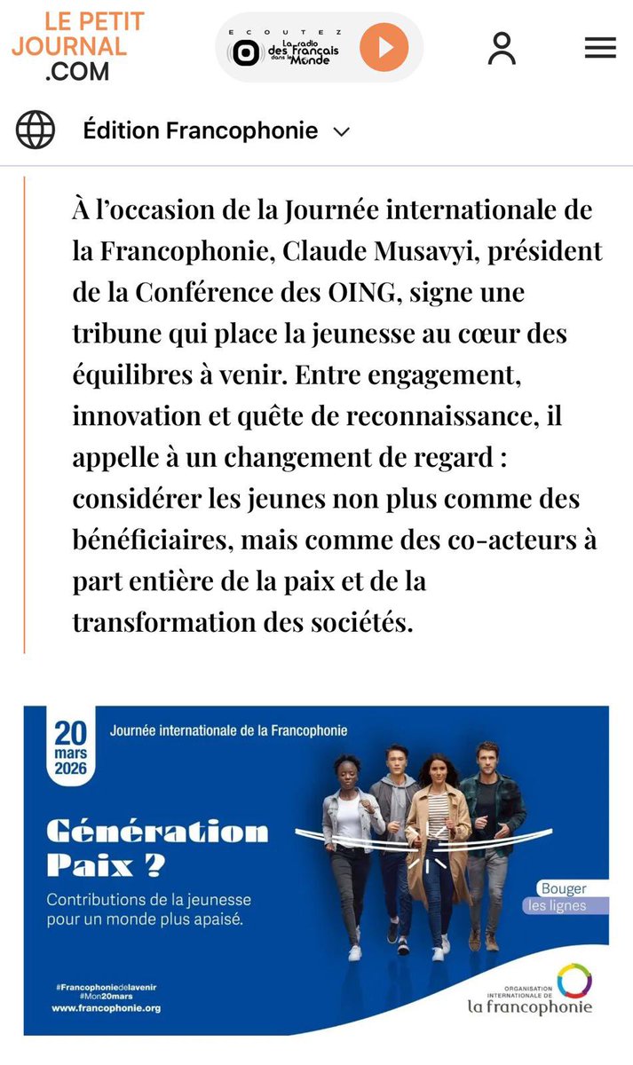 COING FRANCOPHONIE tweet media