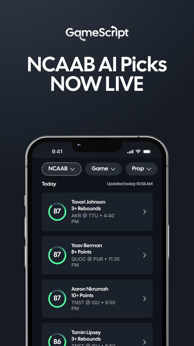 GameScript™ tweet media