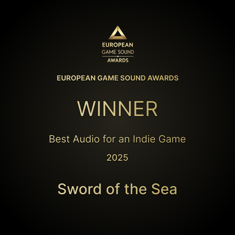 egsawards's tweet photo. 🏆 Best Audio for an Indie Game – WINNER (2025)
#EGSA #GameAudio https://t.co/fIV1ZGMbLM
