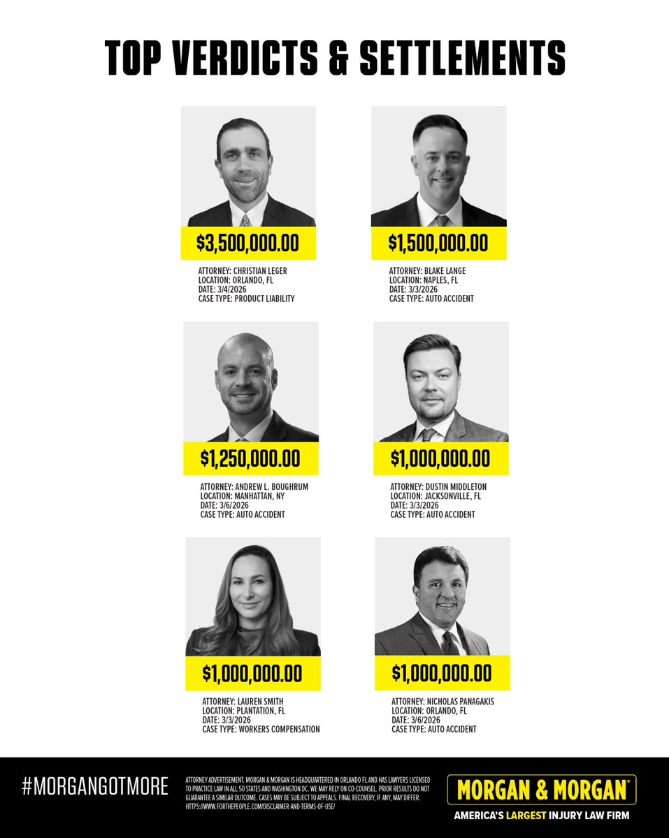 Morgan & Morgan tweet media