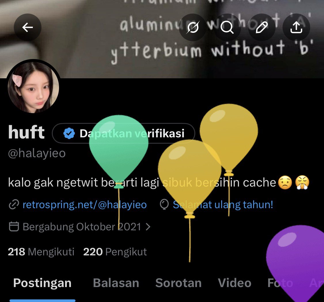 halayieo's tweet photo. happi lebaran dan happi birthday tuk aku hihi🥺🫰🏻 https://t.co/zrQeLWX7Bl