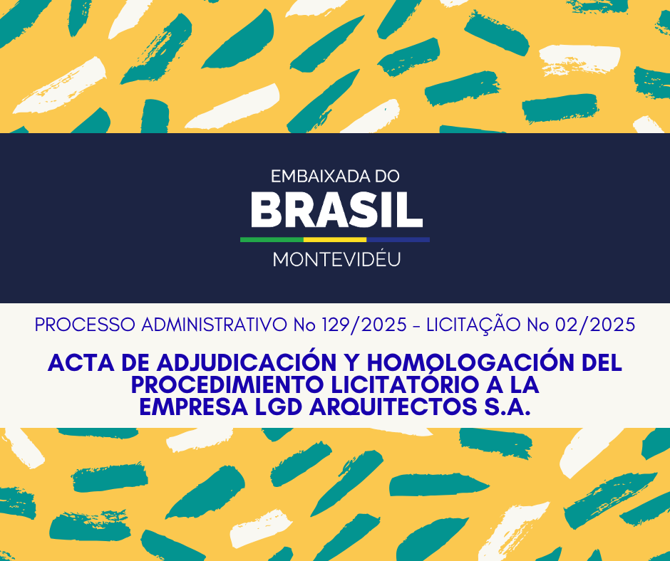 Embajada de Brasil en Montevideo tweet media