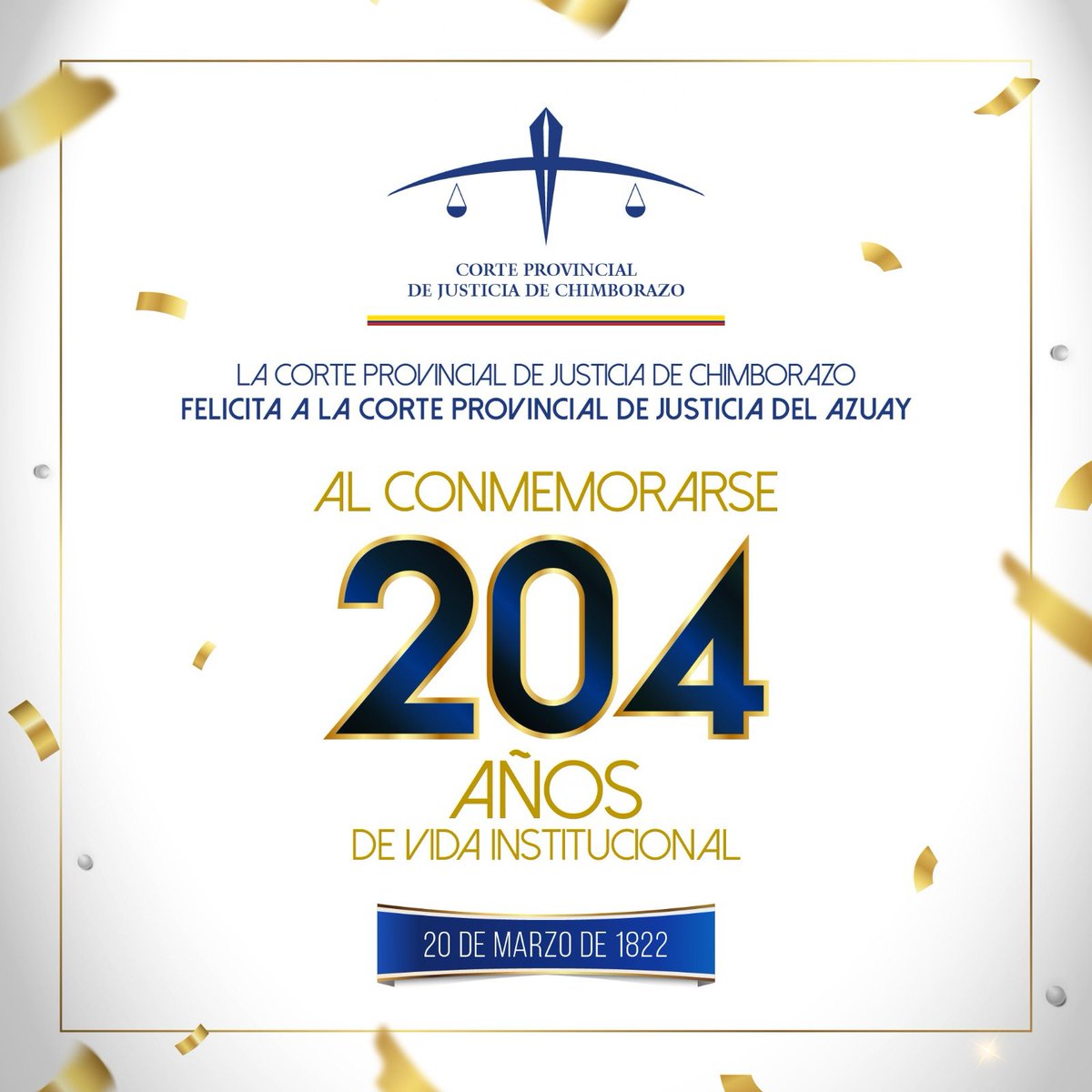 Corte Provincial de Justicia de Chimborazo tweet media