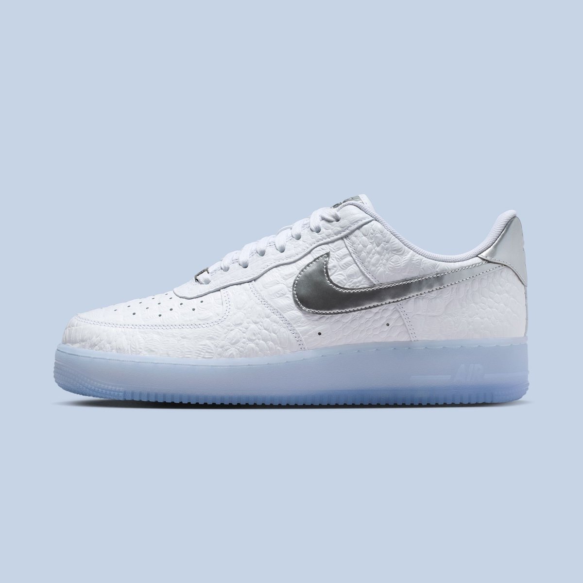 Nike Air Force 1 Low \'07 Crocodile White Blue Tint IR1981-100 Men\'s Size 11 NIKE Air Force 1  main image 4