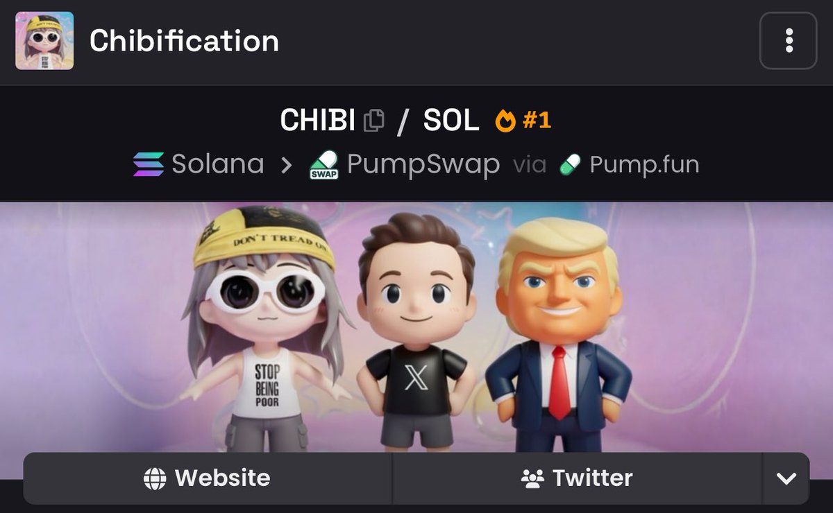I'm very impressed with $chibi; he'll have a very long-term project, not just stopping at a 3-4M market cap.

With high transaction volumes of 6-7 million in 24 hours, this project has the potential for a huge breakthrough this March.
We'll see #Chibi at a new ATH 

#sol #chibi