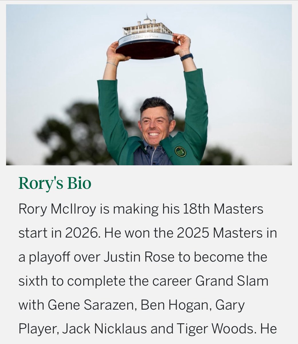 Rory McIlroy Tracker tweet media