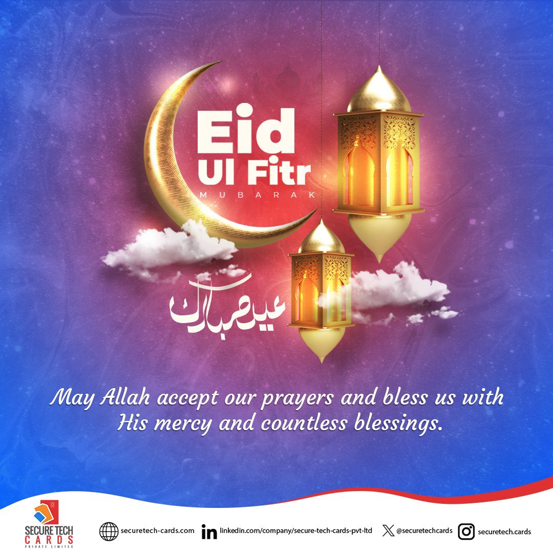Securetechcards's tweet photo. #EidUlFitr #EidMubarak #HappyEid #EidCelebration #EidVibes #EidFestivities #Eid2026 https://t.co/FIx88adnXa