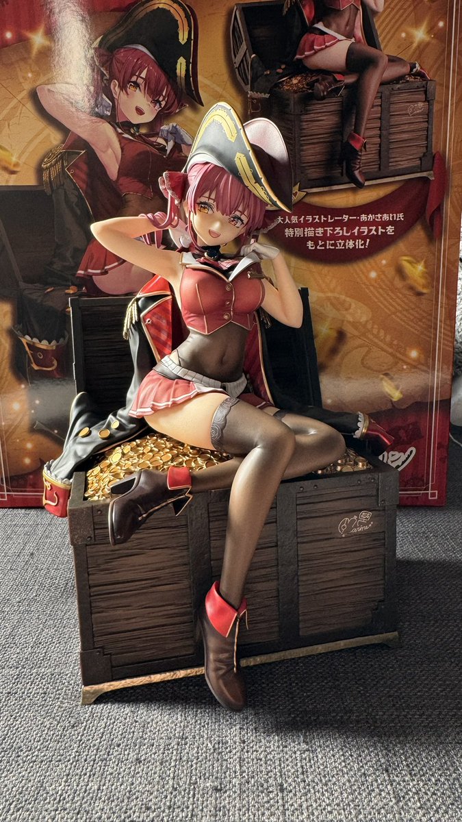 st41ker's tweet photo. Finally. Horny pirate 🏴☠️ @houshoumarine #Hololive #DesignCOCO https://t.co/urH191Qvit