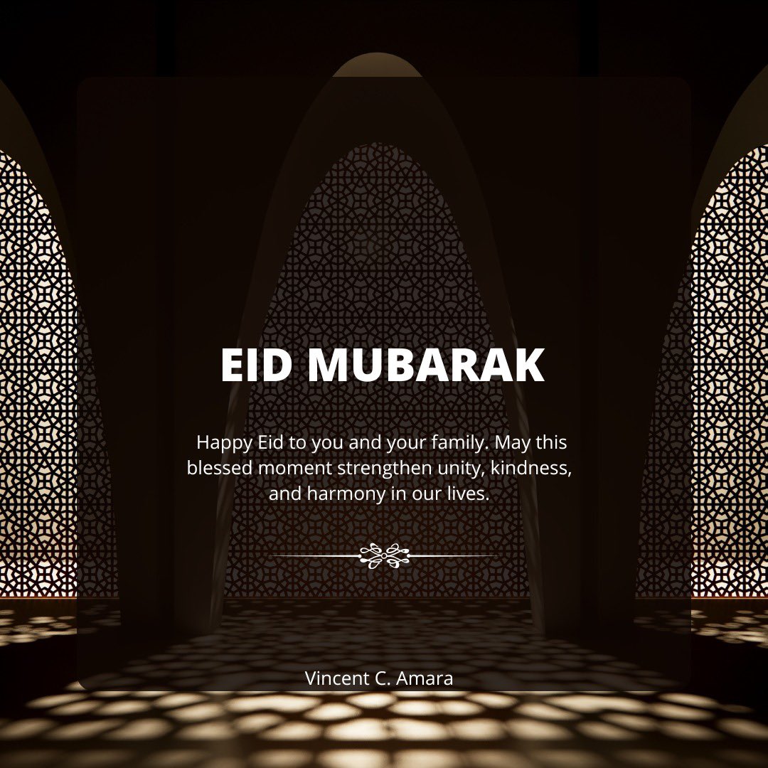 vince4amara's tweet photo. May your sacrifices be accepted, and your heart be filled with gratitude. Happy Eid Al Fitr 🎉 
Mutlu bayramlar herkese🍬🎊 https://t.co/NcfQ8lFOsU