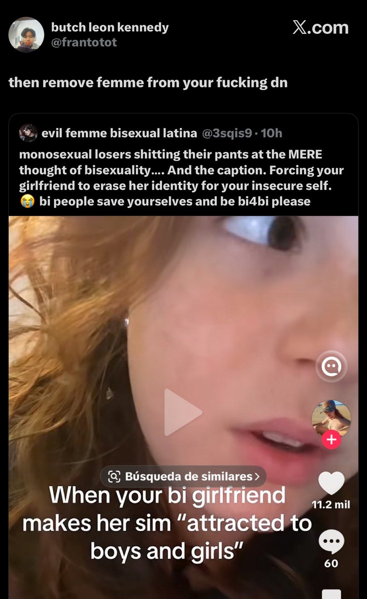 evil femme bisexual latina tweet media