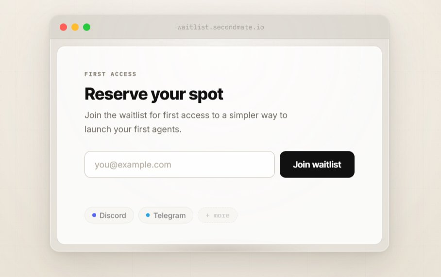 Secondmate tweet media