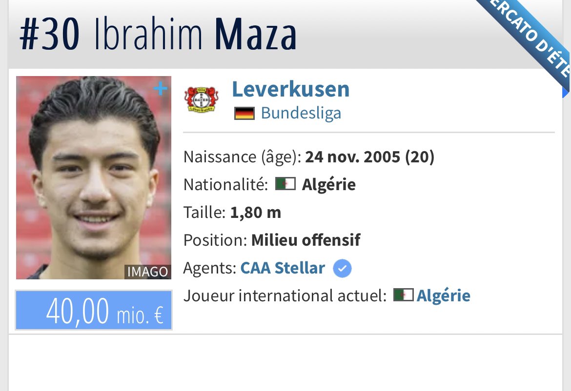 Dzair Football Actu 🇩🇿 ⭐️ tweet media