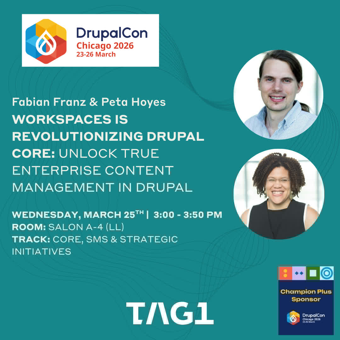 Tag1 Consulting tweet media