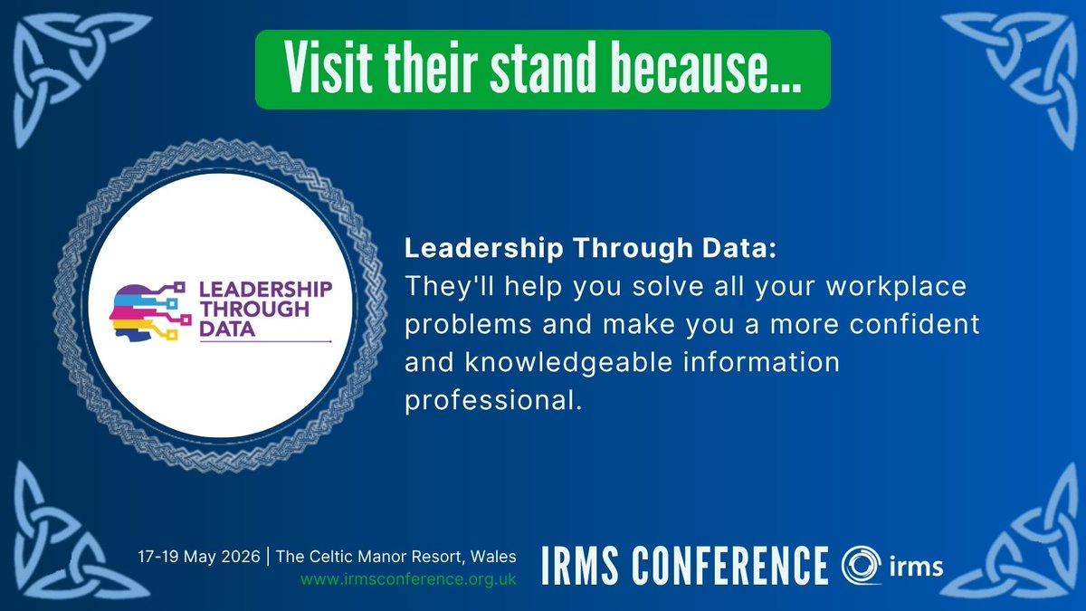 IRMS Conference tweet media