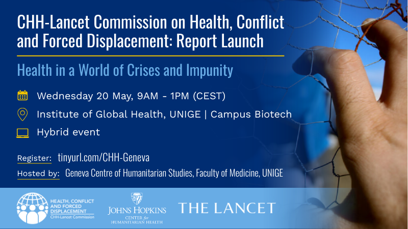 JHU Humanitarian Health tweet media