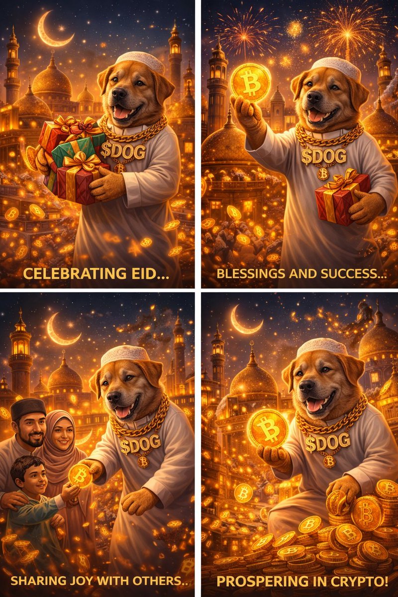 <a href="/CryptoDogHD/">The Crypto Dog Meme Official</a> Happy Eid 🌙 from the $DOG community. 

We believe in the concept of unity, sharing and moving together. 

We are gonna make the world a better place to live in. 

Join the  $DOG pack now ❤

CA:
21CnrFRqvEVkQZUTFmTXjcsJTLZhRY51ohoaCPwRpump