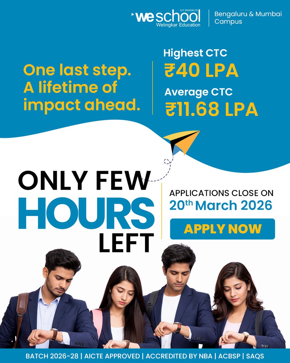 Welingkar Institute tweet media