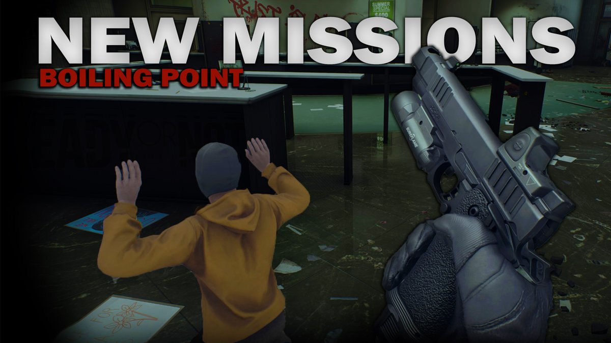 Mr_Feudal's tweet image. So @VOIDInteractive's new Boiling Point DLC for #ReadyOrNot is manic - the Pier mission is smooth, the Bank mission is good and the "A New America" mission is SOLID youtube.com/watch?v=jGaZts…

#shooter #tactical #fps