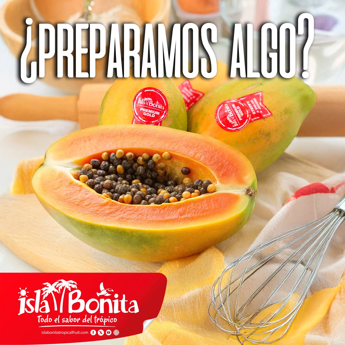 Isla__Bonita's tweet image. Un secreto a voces: si bates la #papaya Steffy con un poco de hielo y coco, tienes un #smoothie que te transporta directo al Caribe sin pasar por el aeropuerto, solo tienes que dar las gracias a Isla Bonita