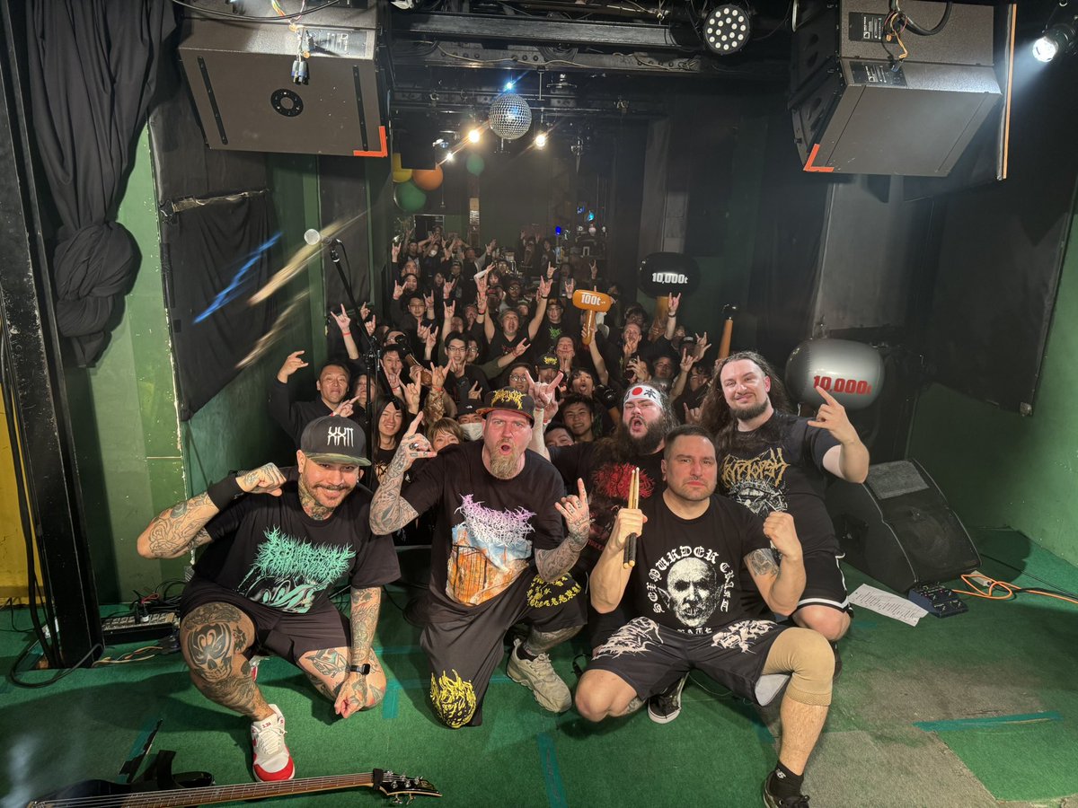 バンドを宿に送り届けました！
今日のうちに帰宅できそうで最高😆

本日お越しいただいた皆様ありがとうございました！
ゲスト招待枠合わせて51人の少数精鋭でしたがハンマーが宙を舞ったりで盛り上がりました！

明日の東京のみなさんもよろしくおねがいします！