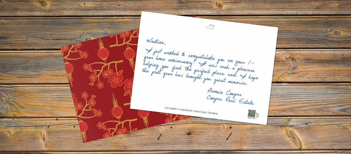 Handwrytten's tweet image. POV: You just handed over the keys…
Now what? 🏡

Send the Welcome Home card.
Be the agent they remember.

@Handwrytten writes it. You get the referral.

#RealtorLife #ClosingDay #Referral #RealEstateMarketing #Handwrytten #HandwrittenNotes #SendCards