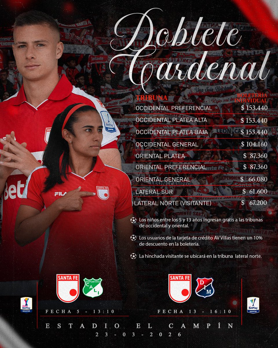 Independiente Santa Fe tweet media