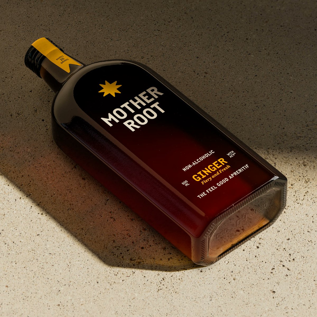 alistair3d's tweet photo. Full project is up for Mother Root on @Behance
Started with getting the geometry right — the bottle has a really distinctive shape and the neck detail needed a lot of attention, but it turned out well.
Full breakdown on Behance (link below)
#3D #CGI #ProductVisualisation #MotherRoot