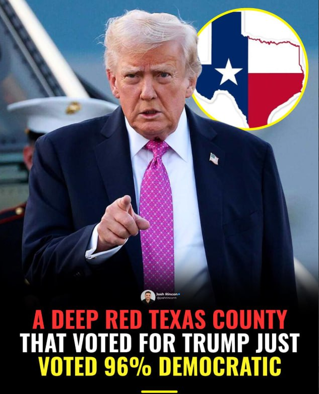 JoshRincon11's tweet photo. County that bled DEEP RED for Trump just swung 96% Democratic? You don’t see shifts like that often without something massive happening behind the scenes. https://t.co/vKvsnZbBT4