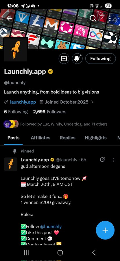 InhumanDevv's tweet photo. @launchly Been waiting for you for a while, lets goooooo ! https://t.co/3w5bu59wKO