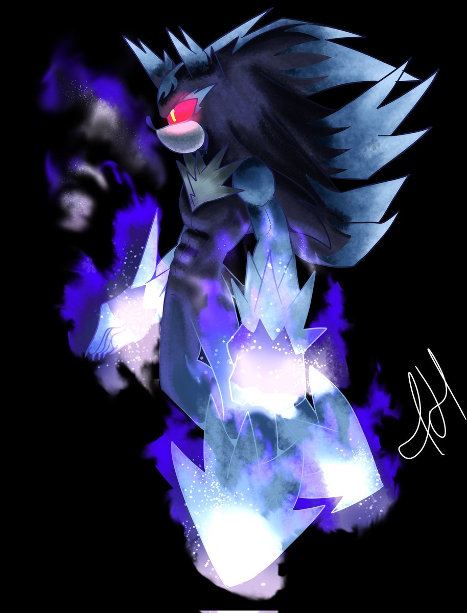 Dibujito de #mephilesthedark terminado y déjenme decirles q este personaje es bien shipeable 🔥