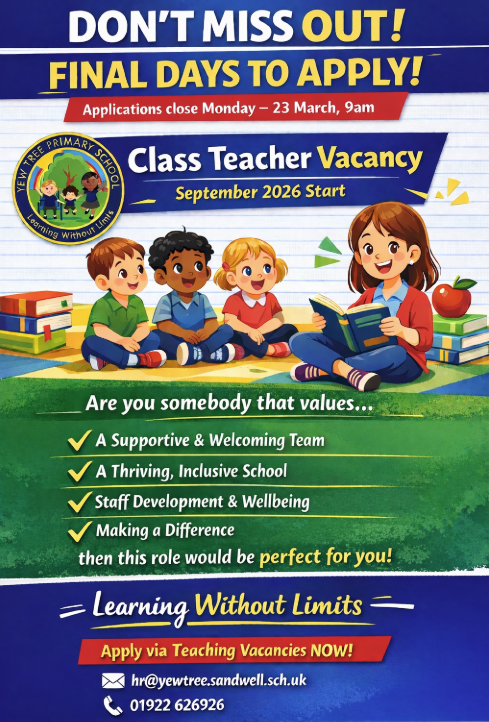 Yew Tree Primary School tweet media